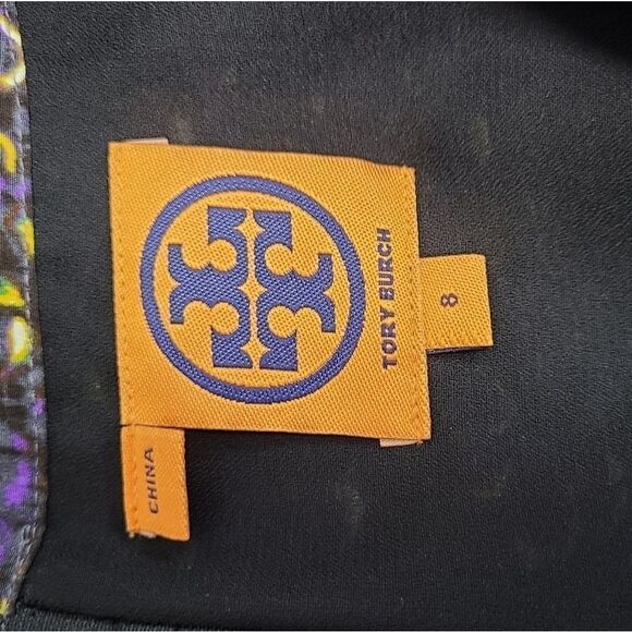 Tory Burch 100% Silk Ruffled Layered Mini Skirt size 8 - Picture 6 of 6